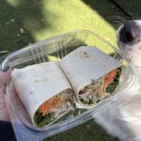 chickless salad wrap  at Press'd - Plant Street Market in Winter Garden