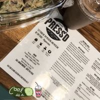 Cacao smoothie & wrap  at Press'd - Plant Street Market in Winter Garden