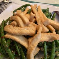 Green beans with tofu added at Noble House  in Hudson