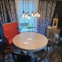 Interior seating  at Cellar Door Coffee Co in Garrettsville