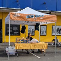 at Nelson Saturday Market at La Chula Bakehouse in Nelson