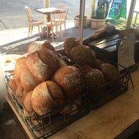 Gourmet bread + outdoor dining   at Frank & Lotti  in Deloraine