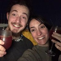 Sangria on roof terrace  at House of Wonders in Cascais