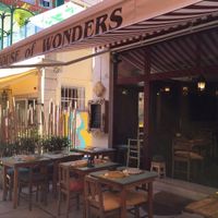 Downstairs restaurant at House of Wonders in Cascais