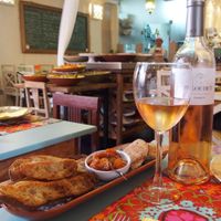 Downstairs restaurant at House of Wonders in Cascais