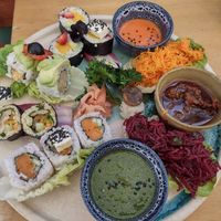 Sushi dish at House of Wonders in Cascais