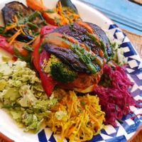 Burger Plate at House of Wonders in Cascais