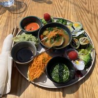 Vegan sushi plate  at House of Wonders in Cascais