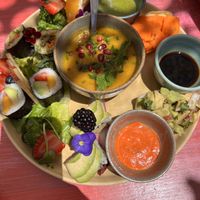 Vegan Sushi Plate   at House of Wonders in Cascais