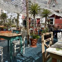 Garden area  at House of Wonders in Cascais