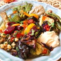 Food from buffet.  at House of Wonders in Cascais