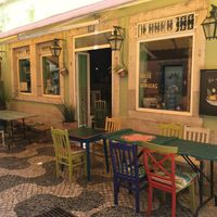 More outdoor seating area  at House of Wonders in Cascais