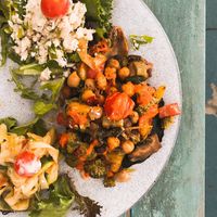 One of the many vegan dishes   at House of Wonders in Cascais