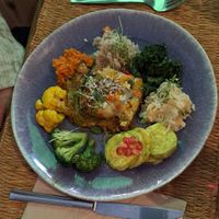 Lasana with veggies at House of Wonders in Cascais