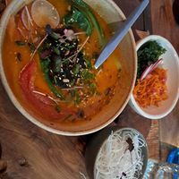 Thai soup at House of Wonders in Cascais