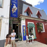 The outside of the restaurant.  Multiple outdoor seating areas to choose from.  at House of Wonders in Cascais