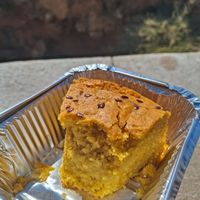 Carrot orange cake at House of Wonders in Cascais