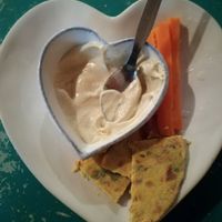 half eaten entree at House of Wonders in Cascais