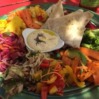 One of the mixed salad plates  at House of Wonders in Cascais