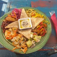 Mixed plate at House of Wonders in Cascais