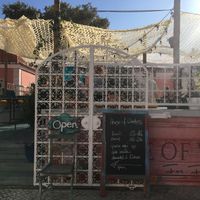 Outside terrace at House of Wonders in Cascais