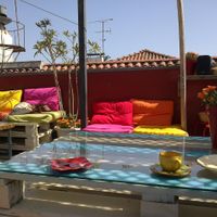 The terrace! at House of Wonders in Cascais