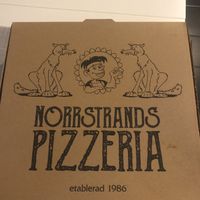 Take out box   at Norrstrands Pizzeria in Karlstad