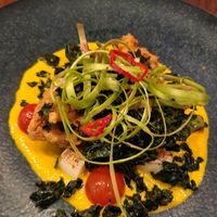 First course at Balam  in Whistler