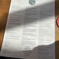 Menu  at The Hats and Barrels  in Harverfordwest