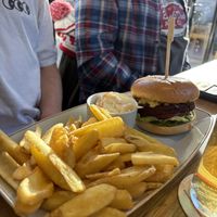 Vegan burger  at The Hats and Barrels  in Harverfordwest