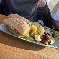 Vegan ciabatta   at The Hats and Barrels  in Harverfordwest