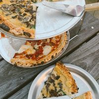 Vegan White Pizza (top)  at Ammazza in Atlanta