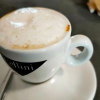 Caffè macchiato soia, non è banale averlo al ristorante at La Posteria Ristorante Pizzeria in Viareggio