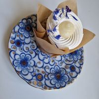 Lemon & poppy seed cakette -- absolute  perfection! at Vegalicious Pastry in Helsinki