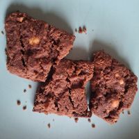 August 2025: Double chocolate, roasted hazelnut and orange cookie at Vegalicious Pastry in Helsinki