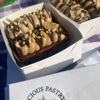 Peanut butter banana cake  at Vegalicious Pastry in Helsinki