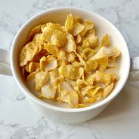Gluten-free cornflakes  at Al Khan Restaurant in Sharjah