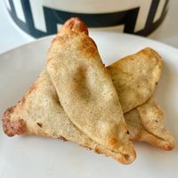 Purslane fatayer at So Free Organic Bakery in Dubai