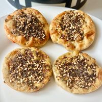 Zataar manakish at So Free Organic Bakery in Dubai