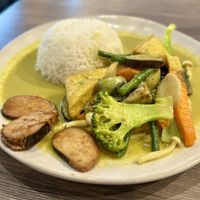Green curry rice lunch special   at YOD in Haymarket