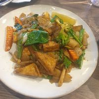 Pad see ew with lots of protein at YOD in Haymarket
