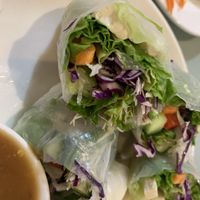 Salad rolls close up  at YOD in Haymarket