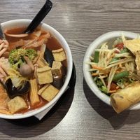 Pink soup  at YOD in Haymarket