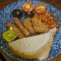 Vegan cooked breakfast at The Commercial Rooms - JD Wetherspoon in Bristol