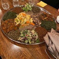 Vegan platter for 5 people at Kokob in Brussels