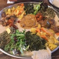 The vegan menu for 2. Big portions!  at Kokob in Brussels