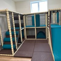 Soft play area to keep the kids safe and amused whilst you drink your coffee at The Snug Stay and Play Cafe  in Cheadle