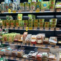 vegan yoghurts and tofu at bio&bio - Cvjetni in Zagreb