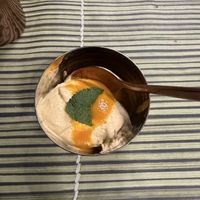 Mango mousse  at Madras Jungle in Interlaken