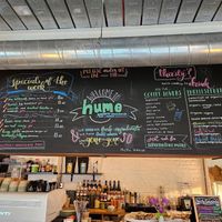 Full menu at Hume in Liverpool